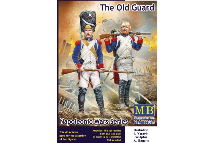 1:32 Master Box 32024 The Old Guard &ndash; Napoleonic Wars &ndash; 2 Figures - Masmb32024 1 - MASMB32024