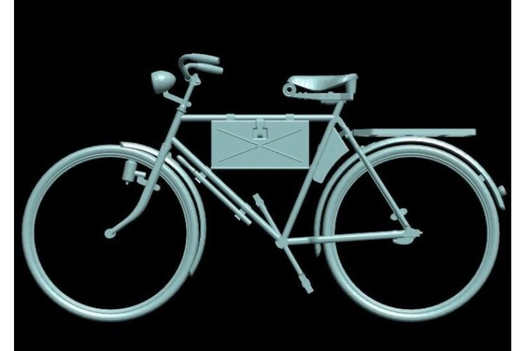 1:35 Master Box 35165 German Military Bicycle - WWII Era - Masmb35165 4 - MASMB35165