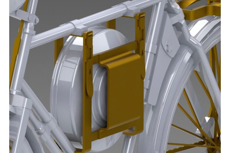 1:35 Master Box 35165 German Military Bicycle - WWII Era - Masmb35165 7 - MASMB35165