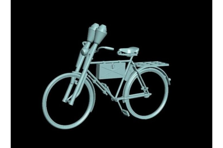 1:35 Master Box 35165 German Military Bicycle - WWII Era - Masmb35165 8 - MASMB35165