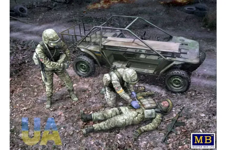 1:35 Master Box 35246 Buggy Mongoose &ndash; Ukrainian Evacuation Version with Crew - Masmb35246 3 - MASMB35246