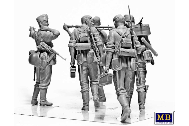 1:35 Master Box 35249 Hot Summer 1941 - Duitse Infanterie WWII - 5 Figuren - Masmb35249 5 - MASMB35249