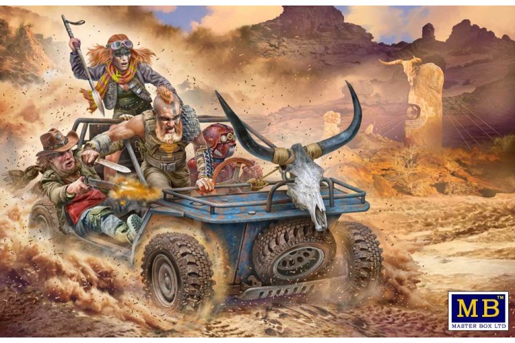 1:35 Master Box 35251 Desert Battle Series &ndash; Buffalo Clan: To Catch a Thief-2 &ndash; 5 Figures - Masmb35251 2 - MASMB35251