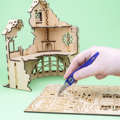 ModelCraft PKN1001 Wegwerp Hobbymesssen - 5 Stuks - Mcrpkn1001 xs 3 - MCRPKN1001-XS