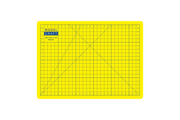 ModelCraft PKN5324 A4 Size Cutting Mat - Yellow - Mcrpkn5324 xs 1 - MCRPKN5324-XS