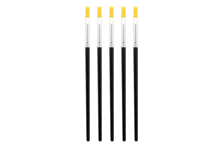 ModelCraft PPB1500/S Set van 5 Platte Penselen - Mcrppb1500 s xs - MCRPPB1500-S-XS