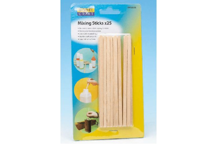 ModelCraft PPS1025 Mixing Sticks 25pc. - Mcrpps1025 1 - MCRPPS1025-XS