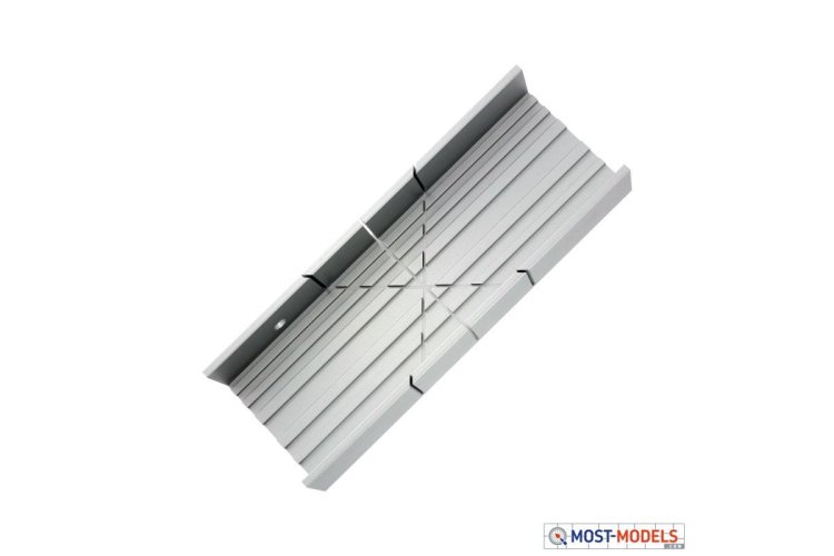 ModelCraft PSA35/260 Mitre Box (Aluminium) For use with Razor Saws - Mcrpsa35 260 1 - MCRPSA35/260