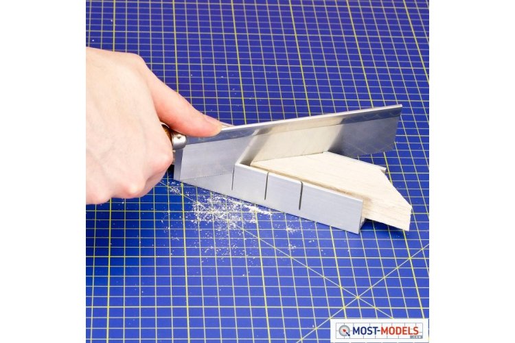 ModelCraft PSA35/260 Mitre Box (Aluminium) For use with Razor Saws - Mcrpsa35 260 2 - MCRPSA35/260