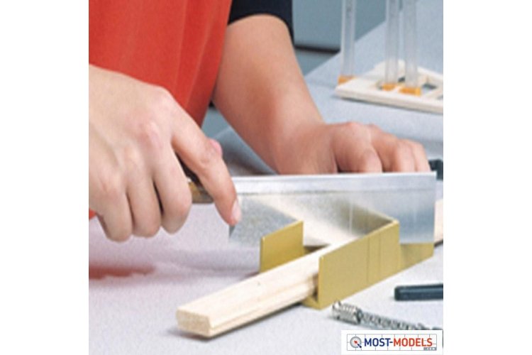 ModelCraft PSA35/260 Mitre Box (Aluminium) For use with Razor Saws - Mcrpsa35 260 3 - MCRPSA35/260