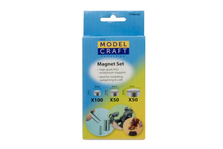 ModelCraft PTM0200 Magnetenset voor Hobby en Modelbouw - 200 Magneten - Mcrptm0200 xs 1 - MCRPTM0200-XS