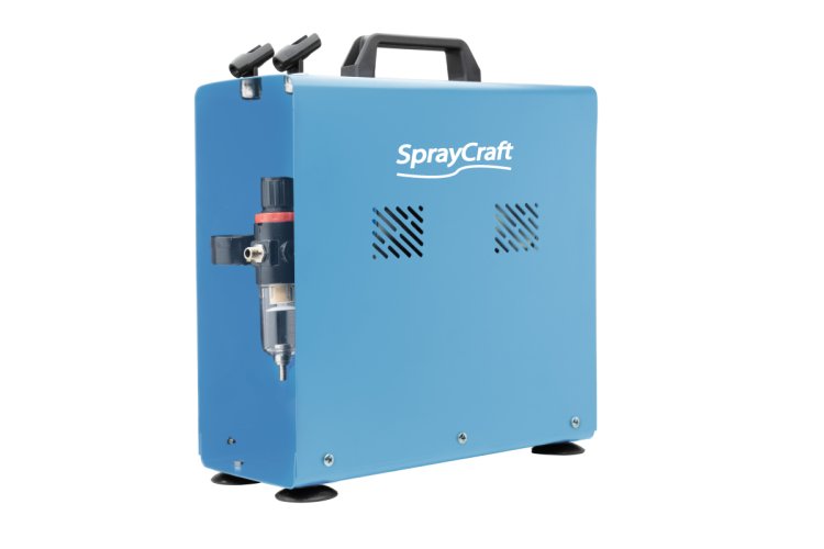 ModelCraft SP2200 SprayCraft &ndash; Pro Airbrush Compressor for Hobby and Model Building - Mcrsp2200 1 - MCRSP2200