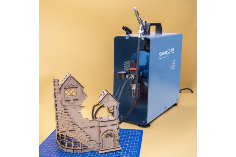 ModelCraft SP2200 SprayCraft &ndash; Pro Airbrush Compressor for Hobby and Model Building - Mcrsp2200 4 - MCRSP2200