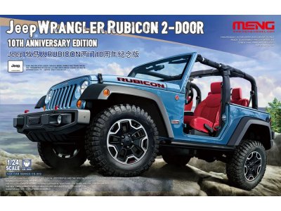 1:24 MENG CS003 Jeep Wrangler Rubicon 2-door 10th ann.  - Men003front - MENCS003