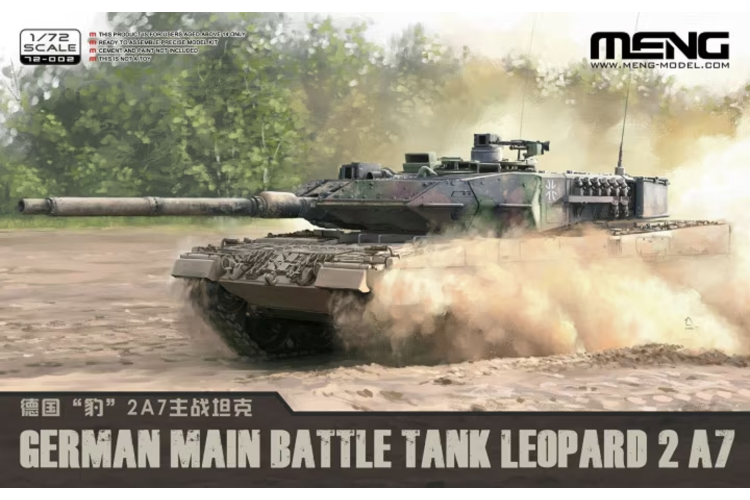 1:72 MENG 72002 German Main Battle Tank Leopard 2 A7 - Men72002 1 - MEN72002