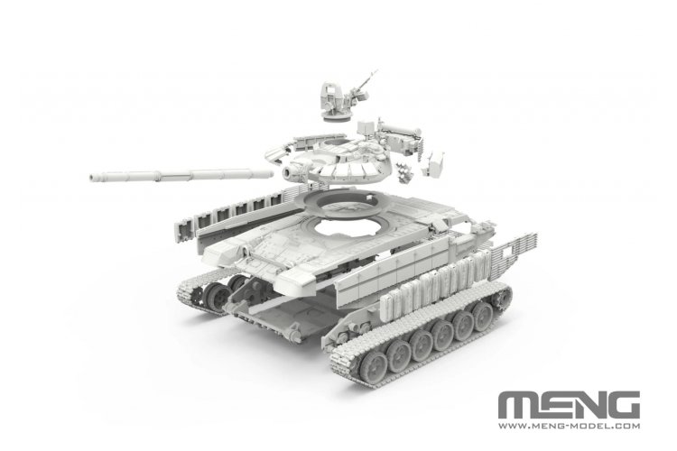 1:72 MENG 72007 T-72B3M - Moderne Russische Gevechtstank - Men72007 4 - MEN72007