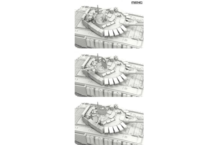 1:72 MENG 72007 T-72B3M - Moderne Russische Gevechtstank - Men72007 6 - MEN72007