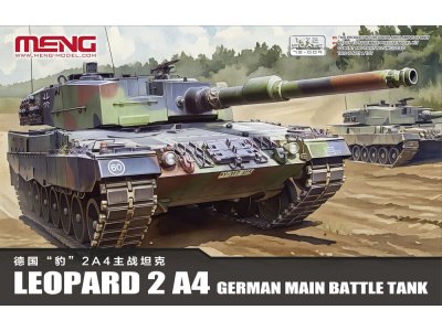 1:72 MENG 72009 Leopard 2A4 - Duitse Moderne Gevechtstank - Men72009 1 - MEN72009