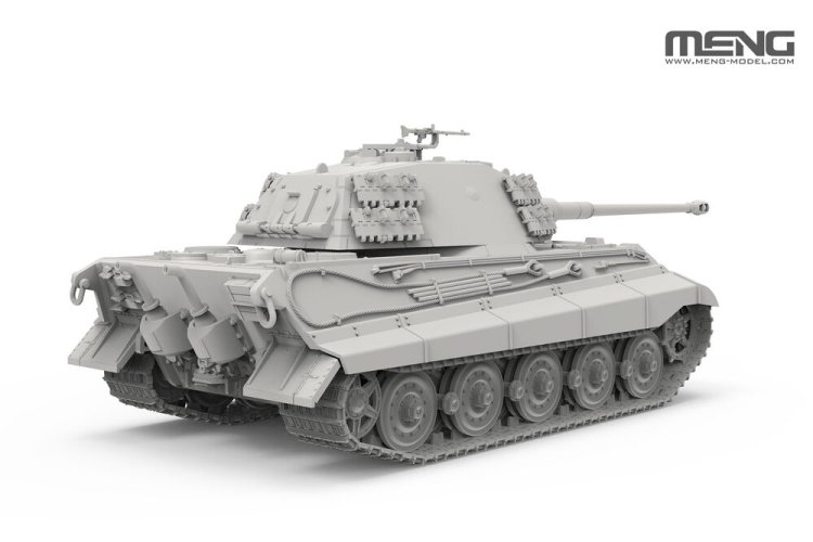 1:72 MENG 72010 Sd.Kfz. 182 King Tiger &ndash; Porsche Turret WWII &ndash; German Heavy Tank - Men72010 3 - MEN72010