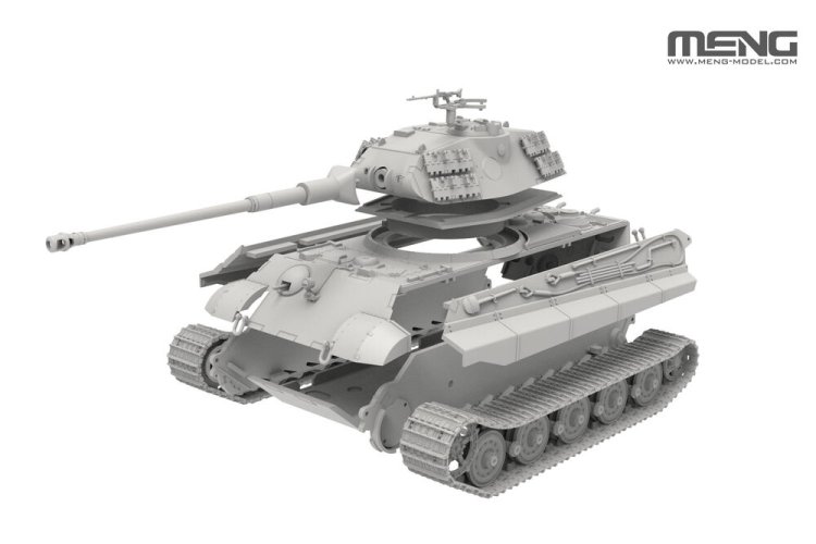 1:72 MENG 72010 Sd.Kfz. 182 King Tiger &ndash; Porsche Turret WWII &ndash; German Heavy Tank - Men72010 6 - MEN72010