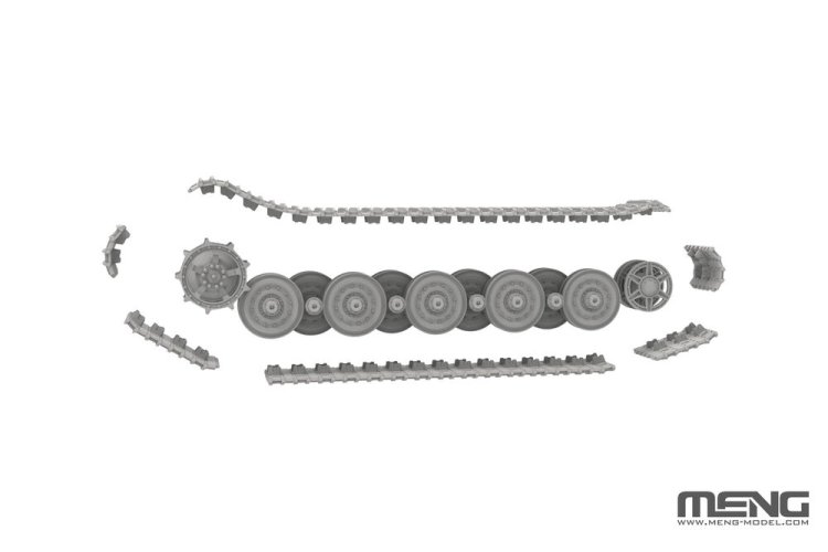 1:72 MENG 72011 Sd.Kfz. 182 King Tiger &ndash; Henschel Turret WWII &ndash; German Heavy Tank - Men72011 7 - MEN72011