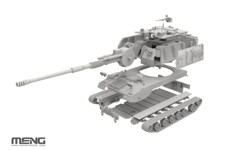 1:72 MENG 72014 PLZ05 155mm Self-Propelled Howitzer &ndash; Chinese Artillery - Men72014 4 - MEN72014