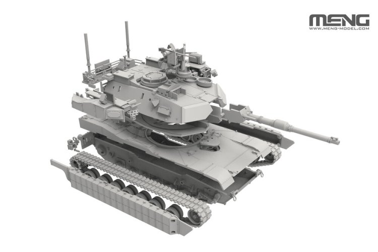 1:72 MENG 72016 M1A2 SEP v2 Abrams with Trophy Active Protection System - American Main Battle Tank - Men72016 4 - MEN72016