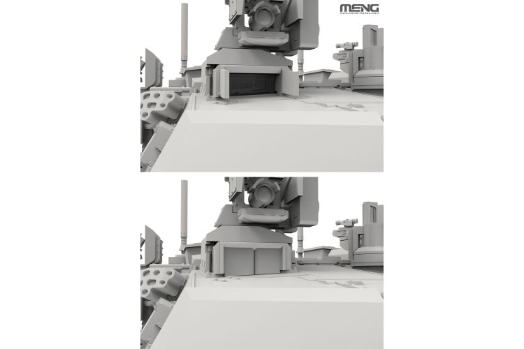 1:72 MENG 72016 M1A2 SEP v2 Abrams with Trophy Active Protection System - American Main Battle Tank - Men72016 6 - MEN72016
