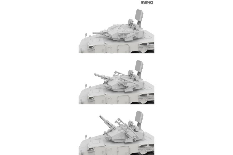 1:72 MENG 72018 PLB625 AA Gun & Missile Integrated Weapon System - Chinees Mobiel Luchtafweersysteem - Men72018 4 - MEN72018