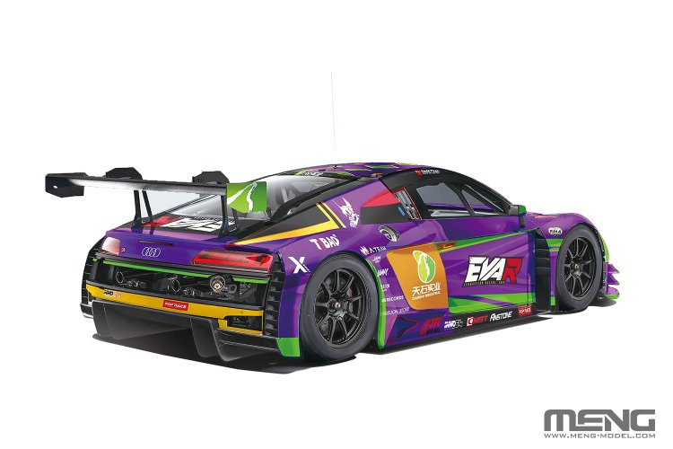 1:24 MENG CS008 AUDI R8 LMS EVA RT Test Type-01 TSRT R8 - Mencs008 3 - MENCS008