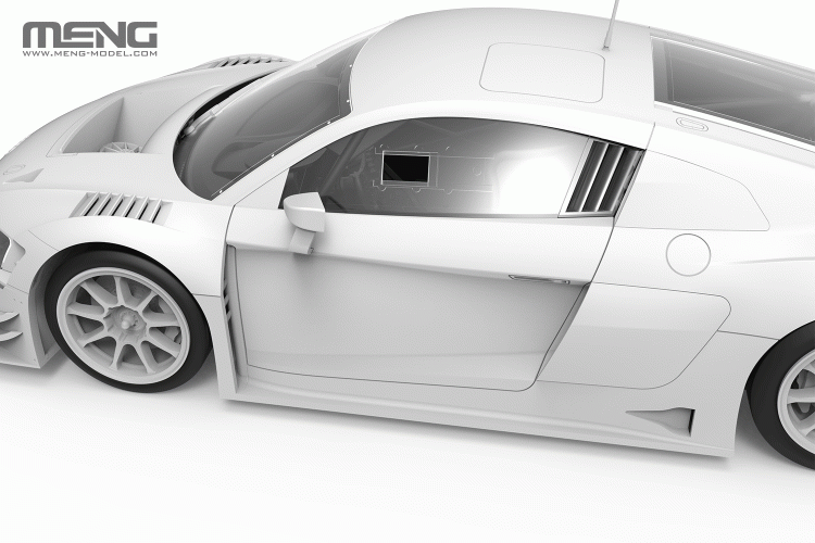 1:24 MENG CS011 Audi R8 LMS GT3 EVO II - B-Quik Absolute Racing - Race Car - Mencs011 10 - MENCS011