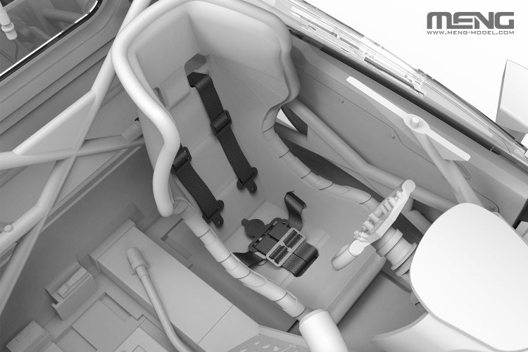 1:24 MENG CS011 Audi R8 LMS GT3 EVO II - B-Quik Absolute Racing - Race Car - Mencs011 9 - MENCS011