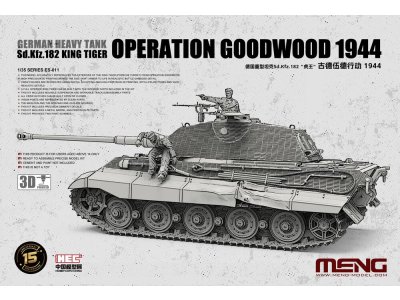 1:35 MENG ES011 Sd.Kfz.182 King Tiger Operation Goodwood 1944 WWII - Duitse Zware Tank - Menes011 1 - MENES011