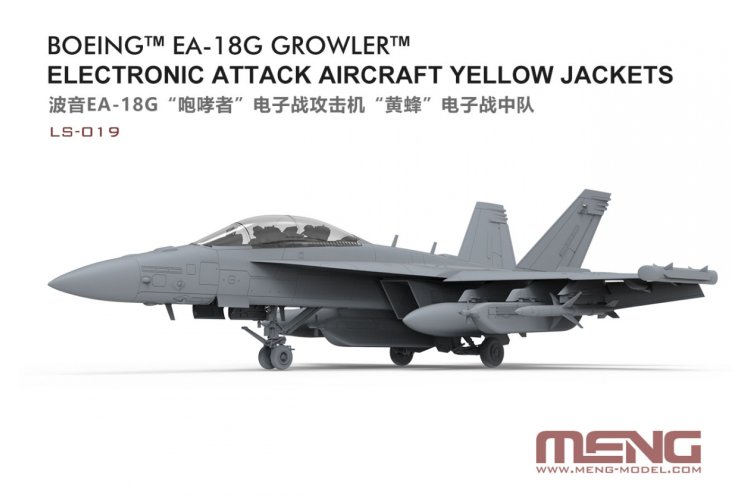 1:48 MENG LS019 Boeing EA-18G Super Hornet Growler - Electronic Attack Aircraft Yellow Jackets - Menls019 2 - MENLS019
