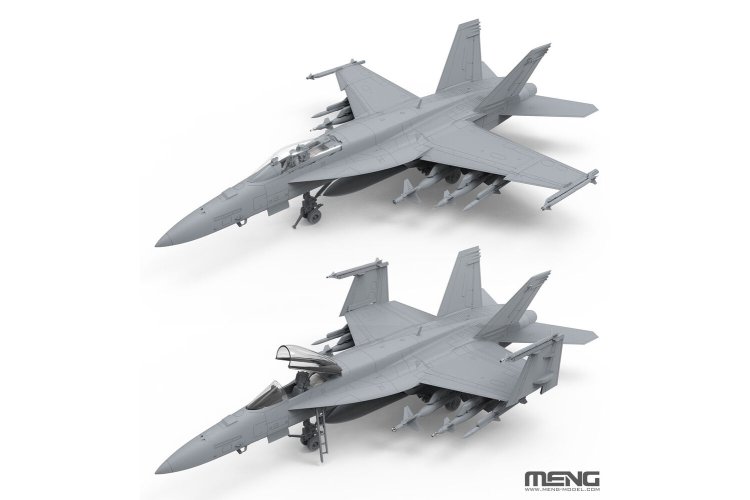 1:48 MENG LS023 Boeing F/A-18E Super Hornet Golden Dragons - Amerikaans Jachtvliegtuig - Menls023 4 - MENLS023