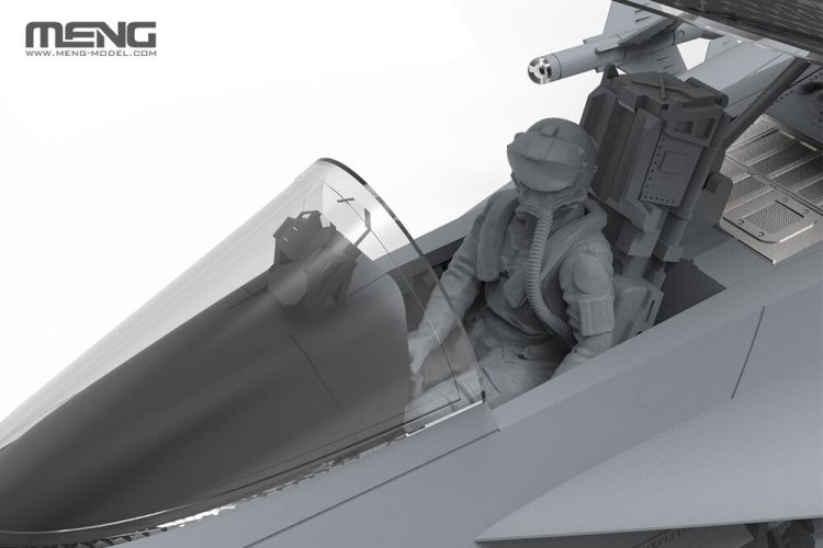 1:48 MENG LS023 Boeing F/A-18E Super Hornet Golden Dragons - Amerikaans Jachtvliegtuig - Menls023 5 - MENLS023