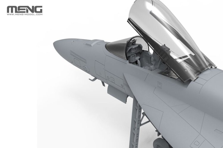 1:48 MENG LS023 Boeing F/A-18E Super Hornet Golden Dragons - Amerikaans Jachtvliegtuig - Menls023 6 - MENLS023
