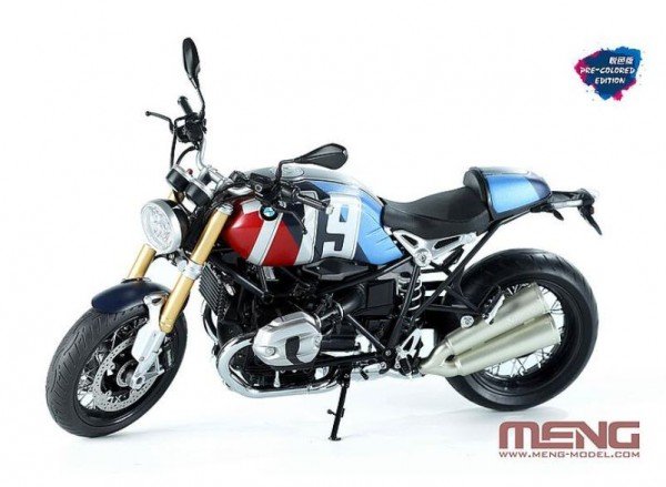 1:9 MENG MT003T BMW R Nine T - Pre Colored - Mars Red/Cosmic Blue - Menmt003t 4 - MENMT003T