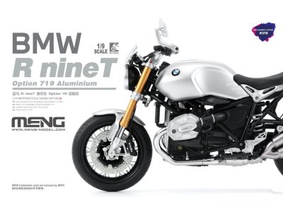 1:9 MENG MT003V BMW R nineT Option 719 Aluminium - Duitse Motorfiets - Pre-colored Edition - Menmt003v 1 - MENMT003V