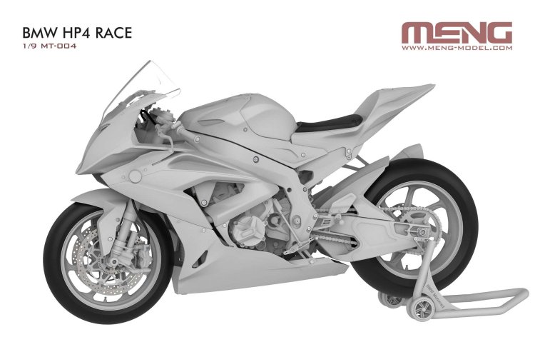 オートバイ・バイク MENG 1/9 BMW HP4 RACE MT-004 1:9 MENG MT004 BMW HP4 Race Motor