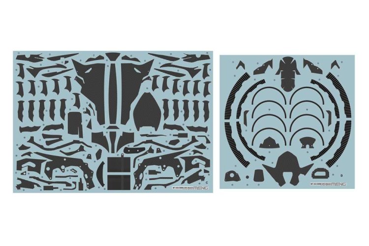 1:9 MENG MT004 BMW HP4 Race Motor - Menmt004 bmw hp4 race meng decals - MENMT004