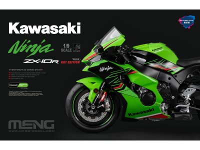 1:9 MENG MT007T Kawasaki Ninja ZX-10R - KRT Edition - Japanse Motorfiets - Menmt007t 1 - MENMT007T