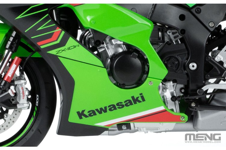 1:9 MENG MT007T Kawasaki Ninja ZX-10R - KRT Edition - Japanse Motorfiets - Menmt007t 5 - MENMT007T