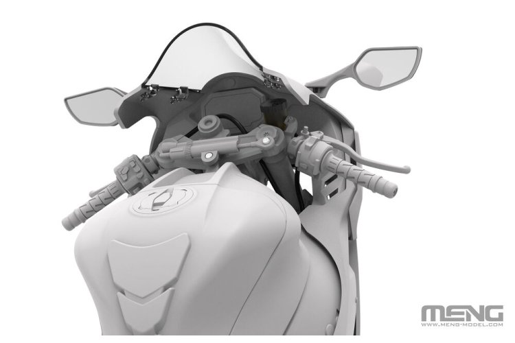 1:9 MENG MT008 Kawasaki Ninja ZX-10RR - Japanse Motorfiets - Menmt008 13 - MENMT008