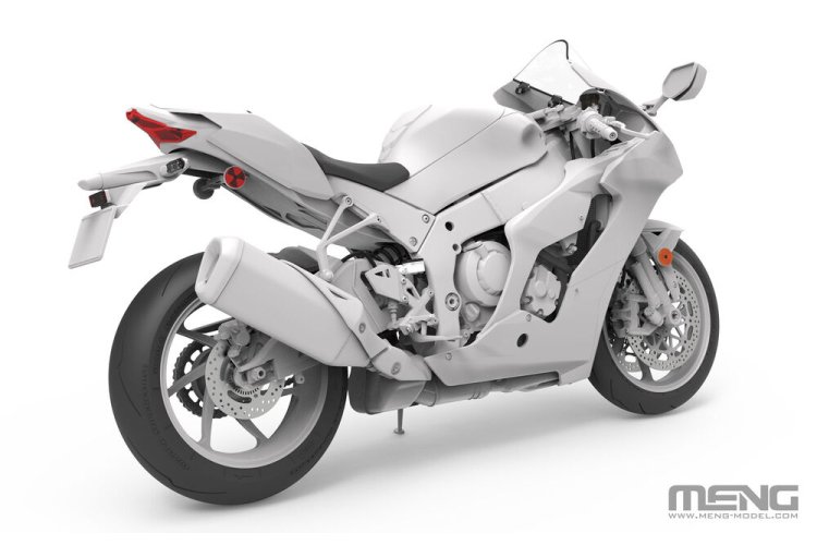 1:9 MENG MT008 Kawasaki Ninja ZX-10RR - Japanse Motorfiets - Menmt008 3 - MENMT008