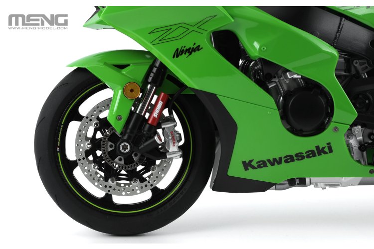 1:9 MENG MT008S Kawasaki Ninja ZX-10RR &ndash; Japanese Motorcycle &ndash; Pre-Colored Edition - Menmt008s 11 - MENMT008S