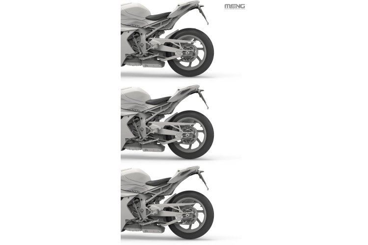 1:9 MENG MT009 BMW M1000RR &ndash; German Motorcycle - Menmt009 9 - MENMT009