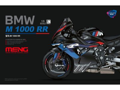 1:9 MENG MT009S BMW M1000RR - Duitse Motorfiets - Pre-colored Edition - Menmt009s 1 - MENMT009S