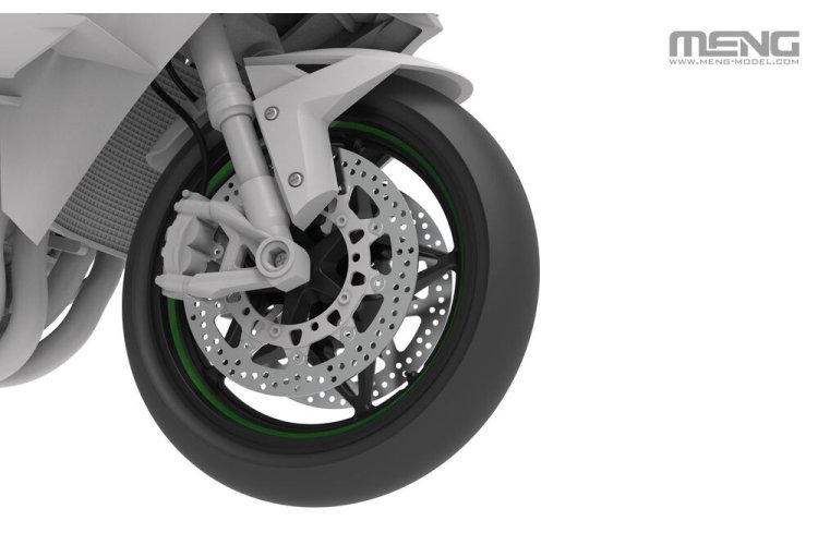 1:9 MENG MT011 Kawasaki Ninja H2R 2018 - Japanse Supersportmotor - Menmt011 11 - MENMT011