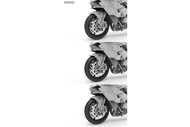 1:9 MENG MT011 Kawasaki Ninja H2R 2018 - Japanse Supersportmotor - Menmt011 8 - MENMT011